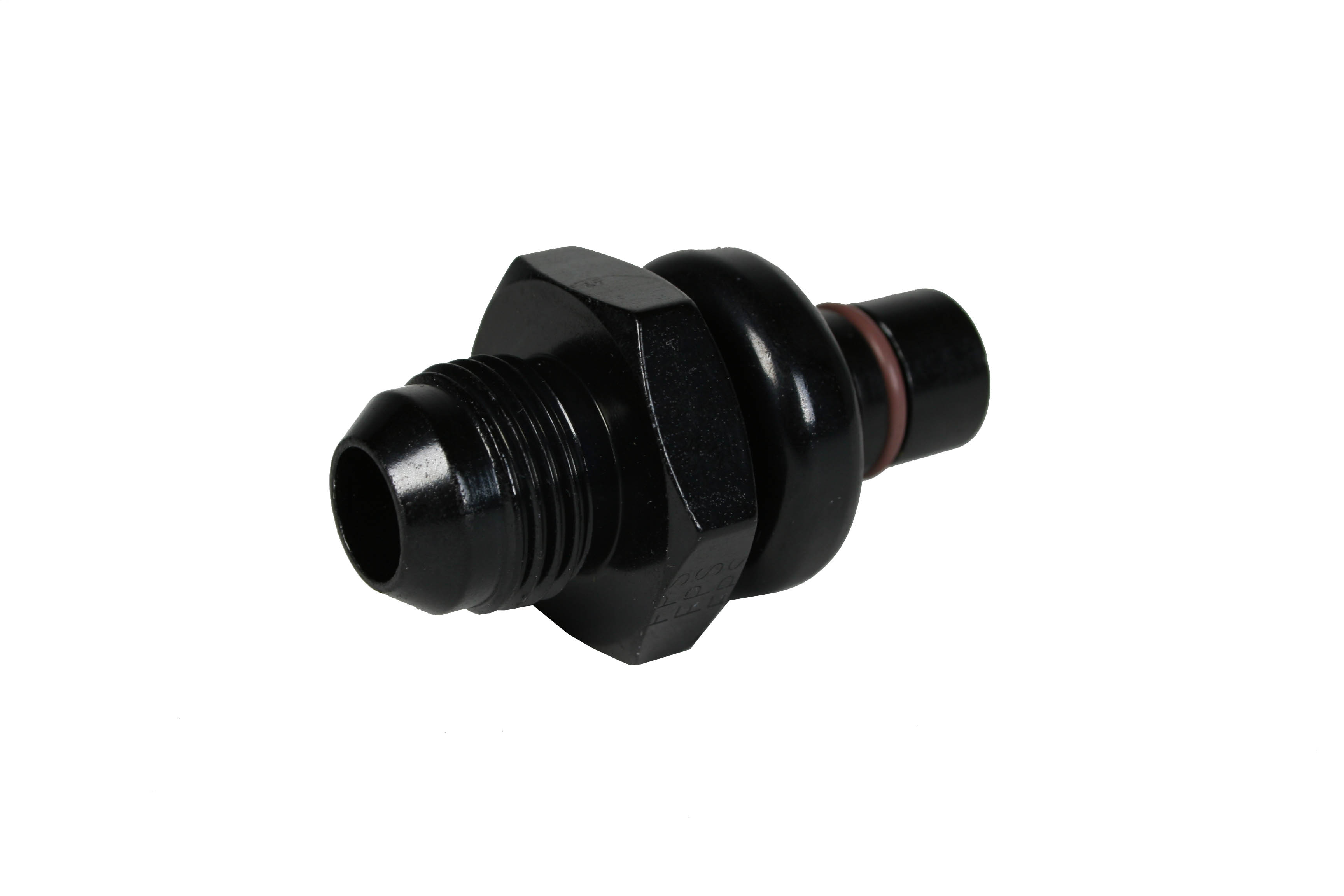 Aeromotive 15125 - 1/2in Male Spring Lock / AN-08 Feed Line Adapter (Ford)