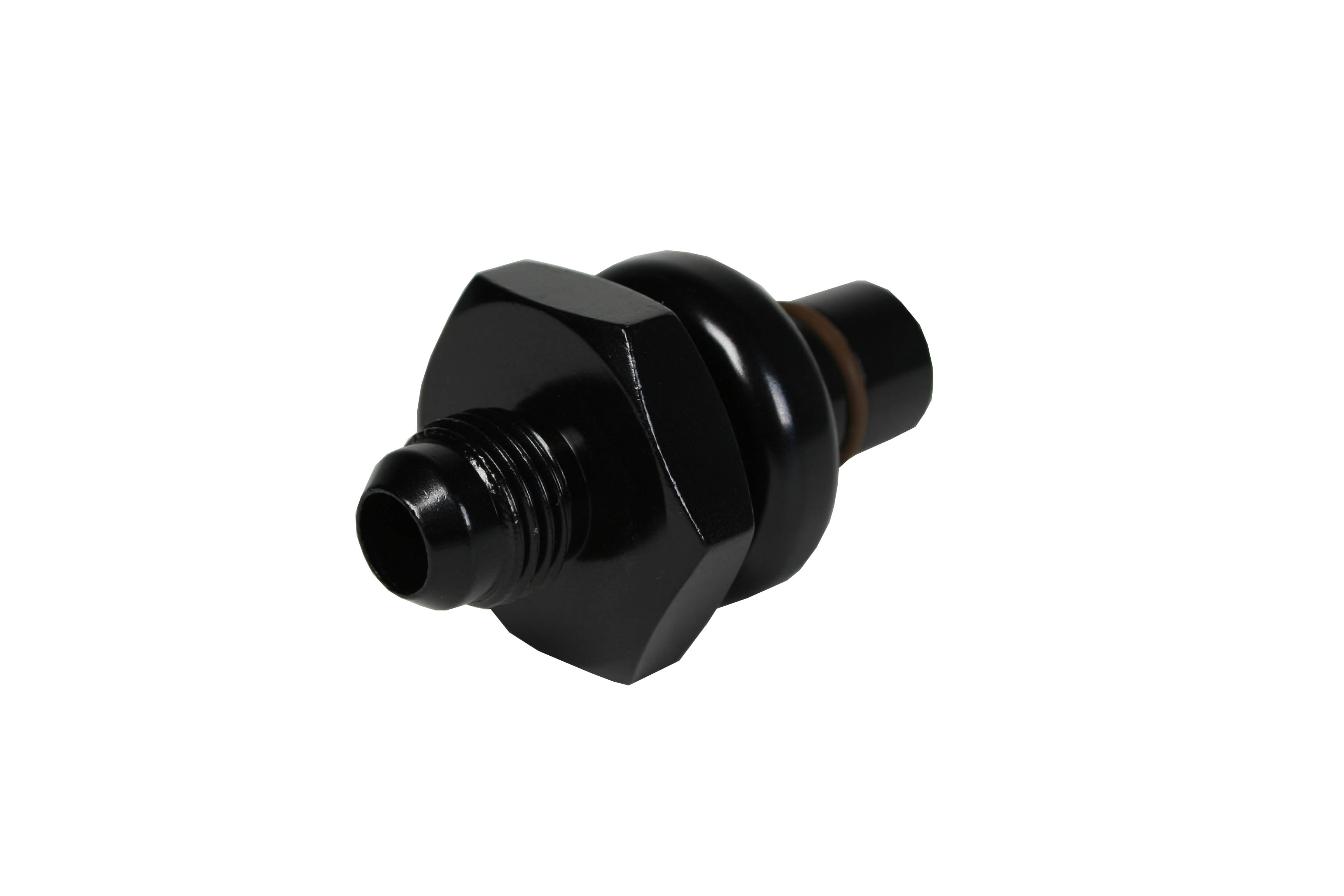 Aeromotive 15124 - 1/2in Male Spring Lock / AN-06 Feed Line Adapter (Ford)