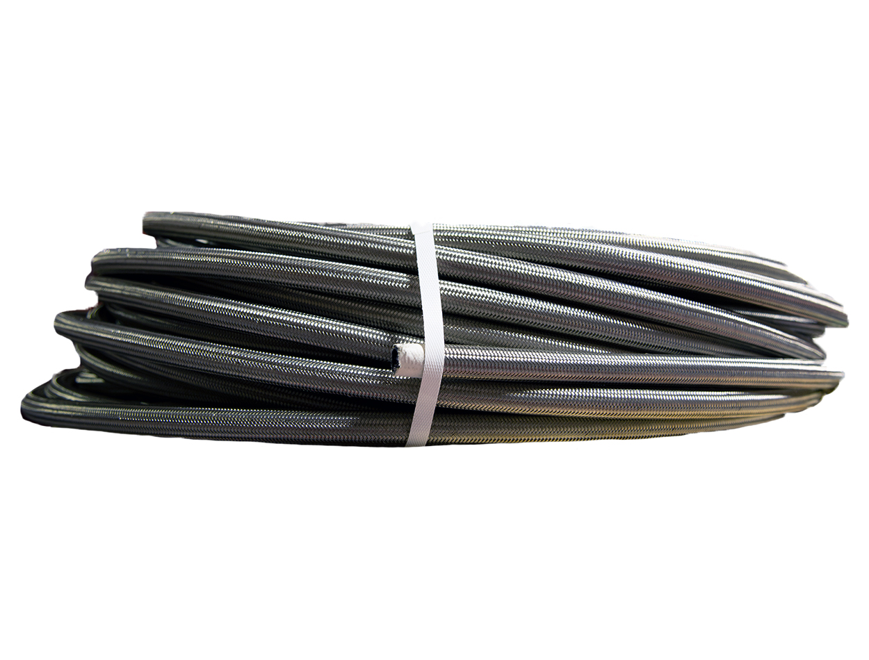 Aeromotive 15312 - PTFE SS Braided Fuel Hose - AN-12 x 4ft