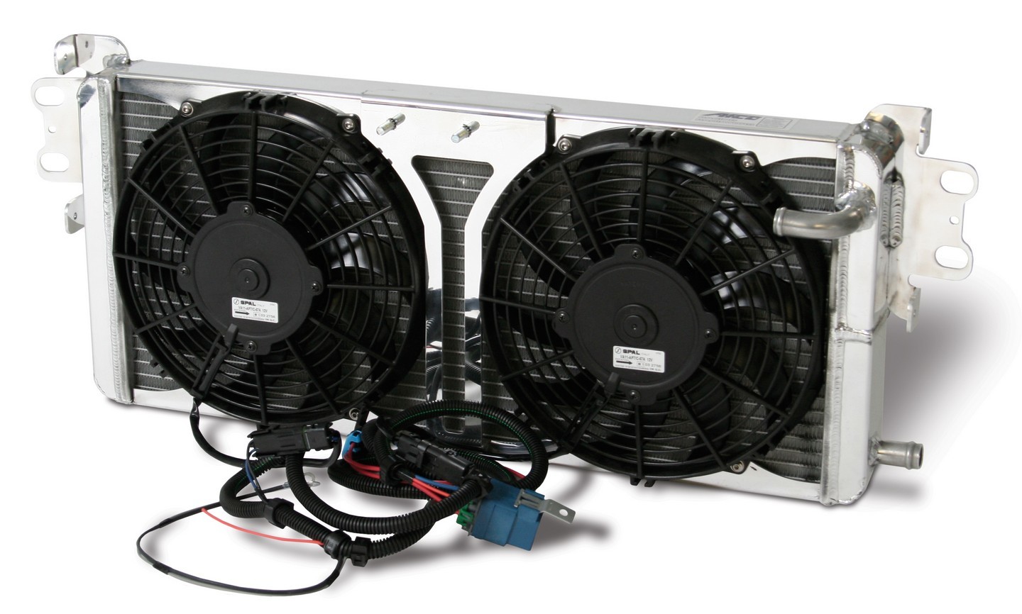 Afco Racing Products 80280PRO - Heat Exchanger GT500 w/ Fans Afco Racing Products 80280PRO - Heat Exchanger GT500 w/ Fans