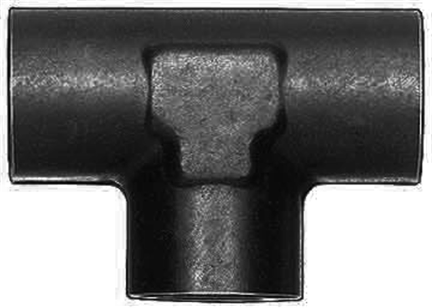 Aeroquip FCM5150 - Alum Female Pipe Tee 1/8in Black