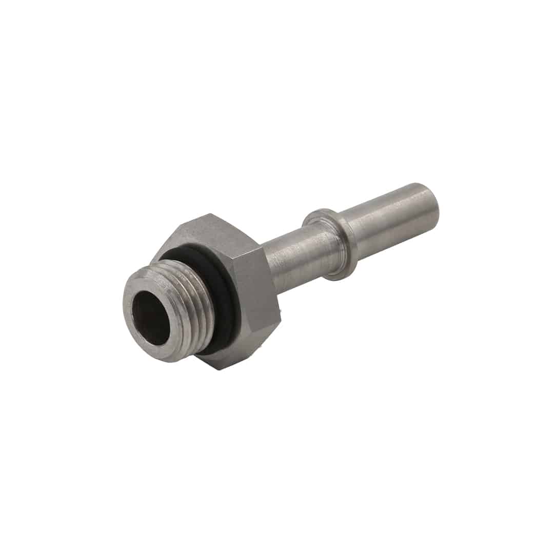 Aeromotive 15139 - AN-06 ORB Male to 5/16" Male Quick Connect, Straight