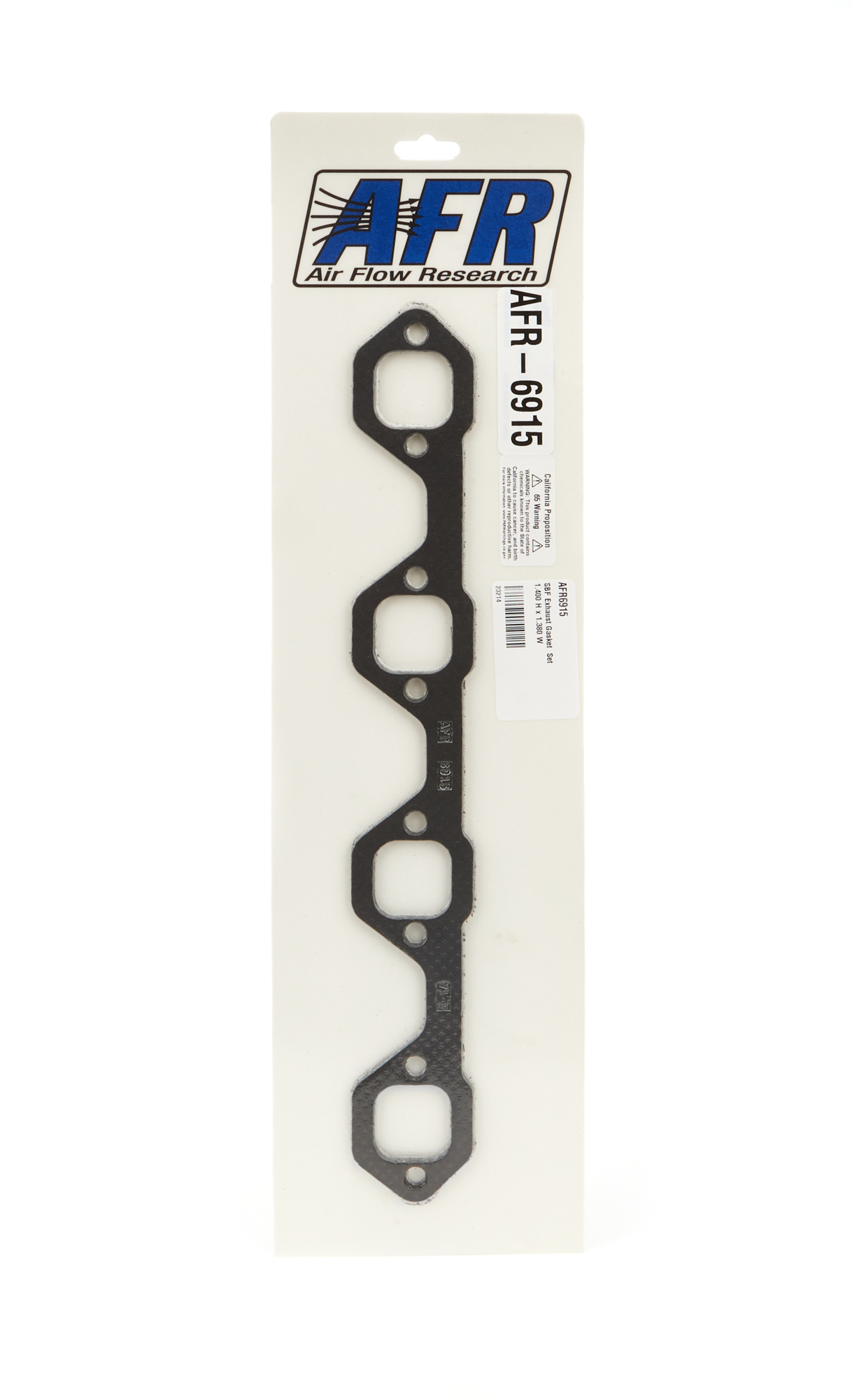 Air Flow Research 6915 - SBF Exhaust Gasket Set 1.400 H x 1.380 W Air Flow Research 6915 - SBF Exhaust Gasket Set 1.400 H x 1.380 W