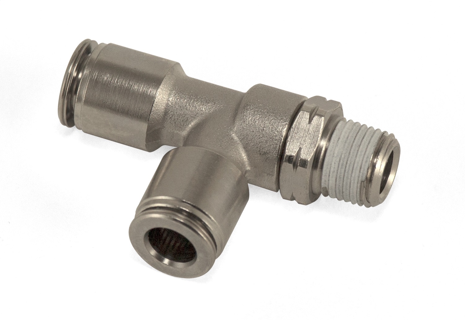 Air Lift 21841 - Run Tee- Male 1/8in Npt X 1/4in Tube X 1/4in Tube