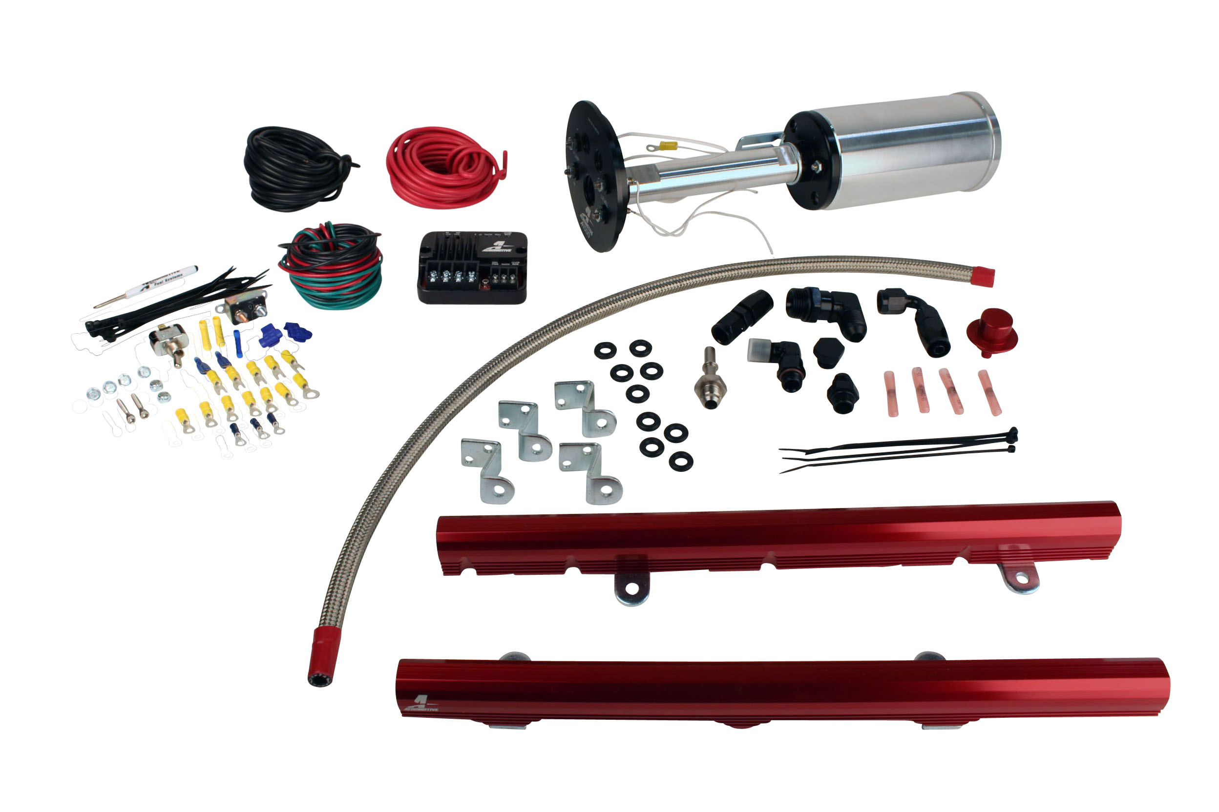 Aeromotive 17185 - C6 Corvette Fuel System - Eliminator/LS3 Rails/PSC/Fittings Aeromotive 17185 - C6 Corvette Fuel System - Eliminator/LS3 Rails/PSC/Fittings