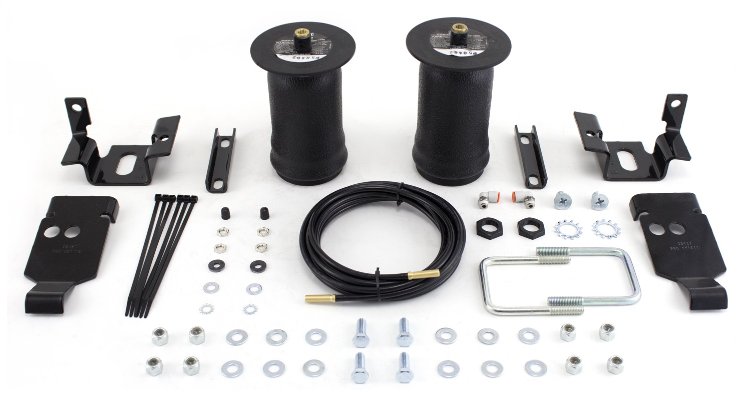Air Lift 59561 - RideControl air helper springs are air-adjustable from 5 to 100 PSI and have up to 2,000 pounds of leveling capacity, right up to the manufacturer's recommended Gross Vehicle Weight Rating