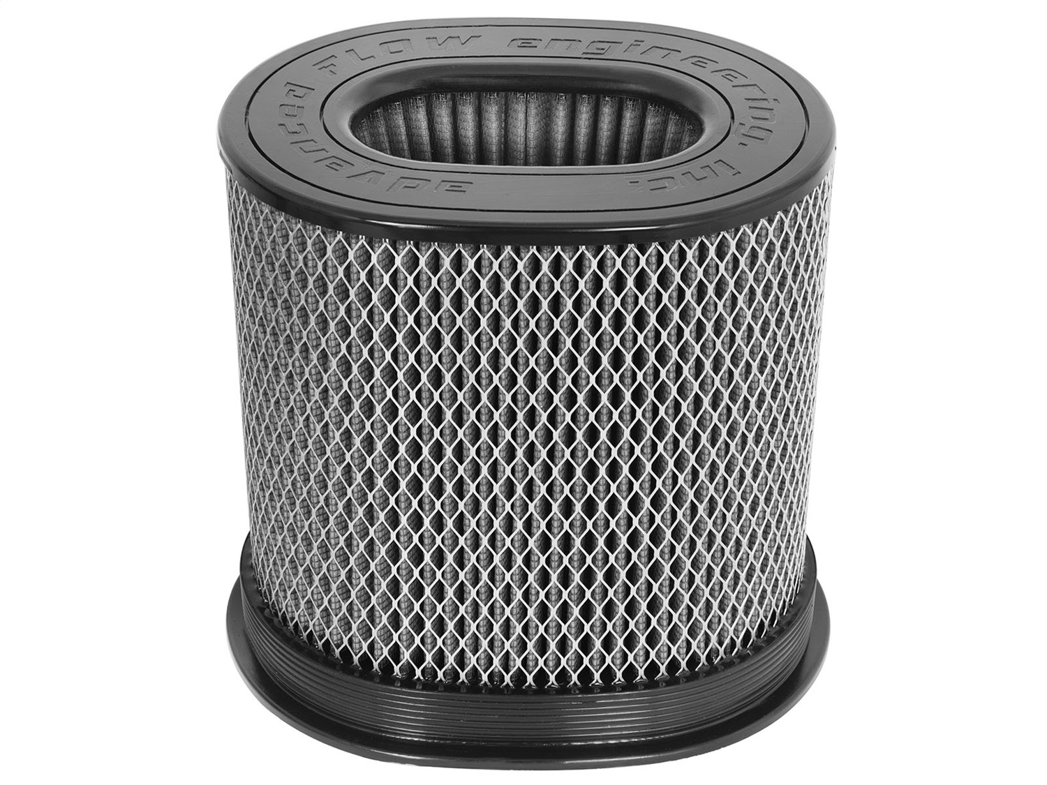 aFe Power 21-91109 - Magnum FLOW Air Filter Pro DRY S (6.5x4.75)in F x (9x7)in B x (9x7) T (Inverted) x 9in H