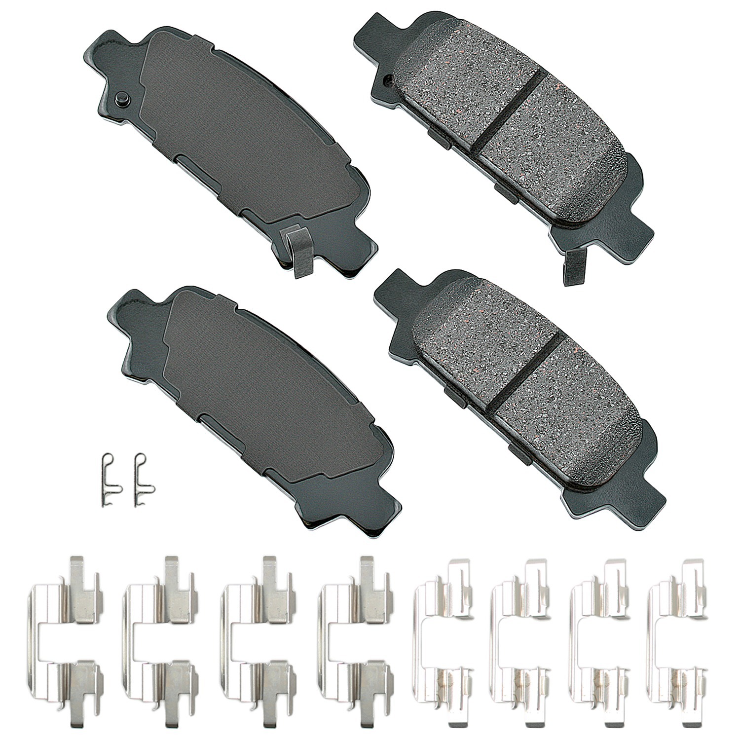 Akebono ACT770A - ProACT Ultra-Premium Bra ke Pads - Rear