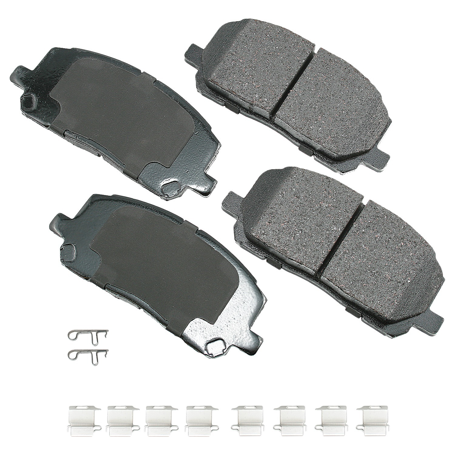 Akebono ACT884A - ProACT Ultra-Premium Bra ke Pads - Front Akebono ACT884A - ProACT Ultra-Premium Bra ke Pads - Front