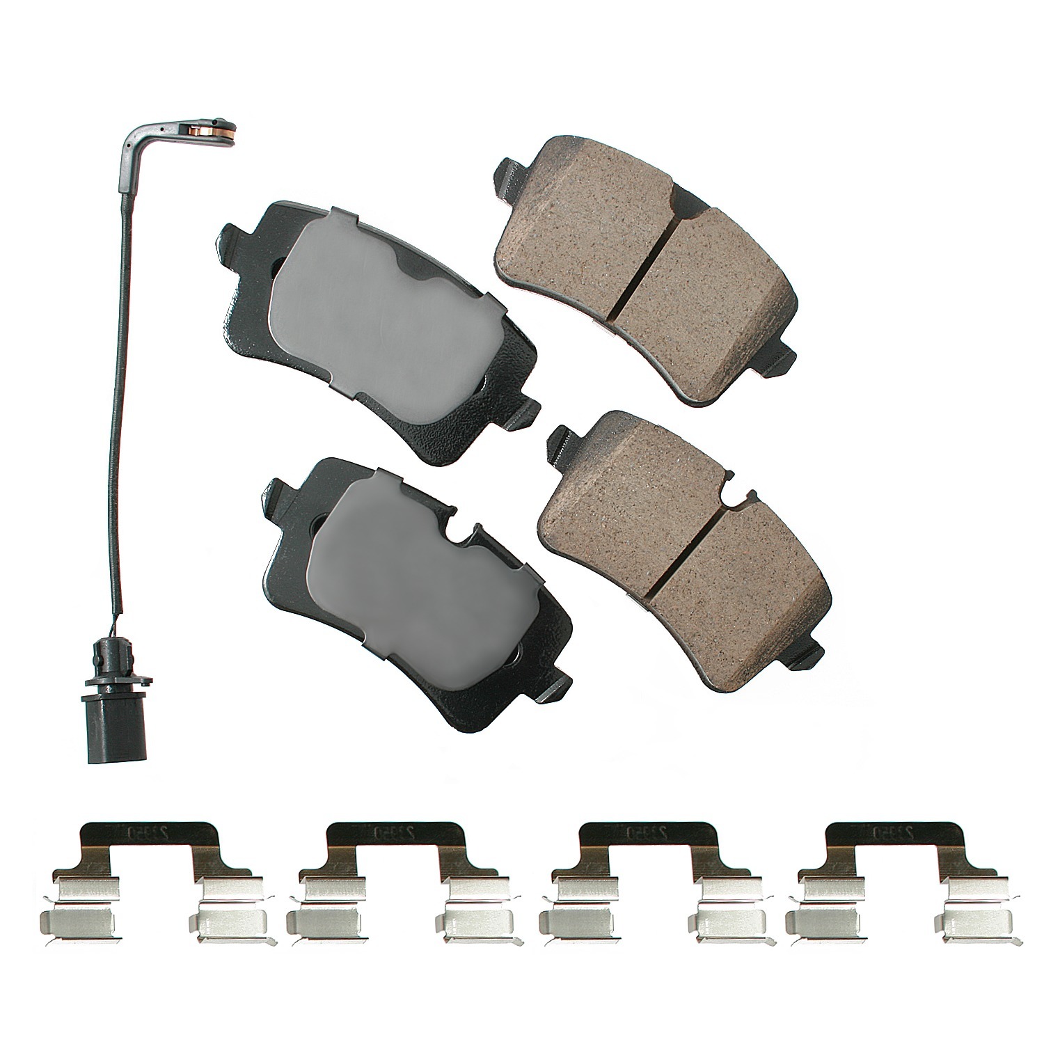 Akebono EUR1547A - Euro Ultra-Premium Brake Pads - Rear Akebono EUR1547A - Euro Ultra-Premium Brake Pads - Rear