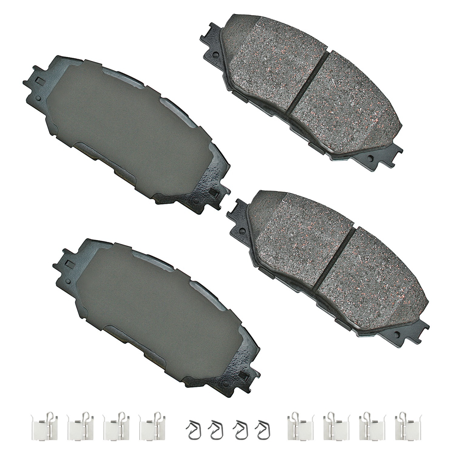 Akebono ACT1210A - ProACT Ultra-Premium Bra ke Pads - Front