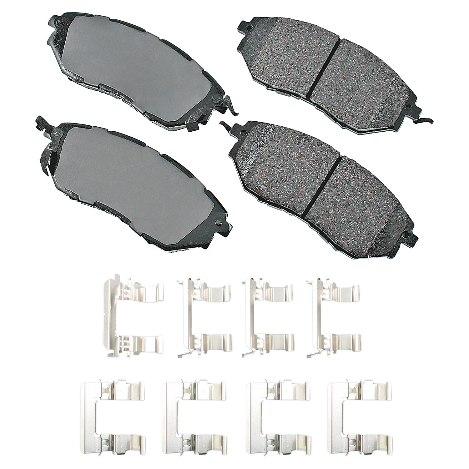 Akebono ACT1078A - ProACT Ultra-Premium Bra ke Pads - Front