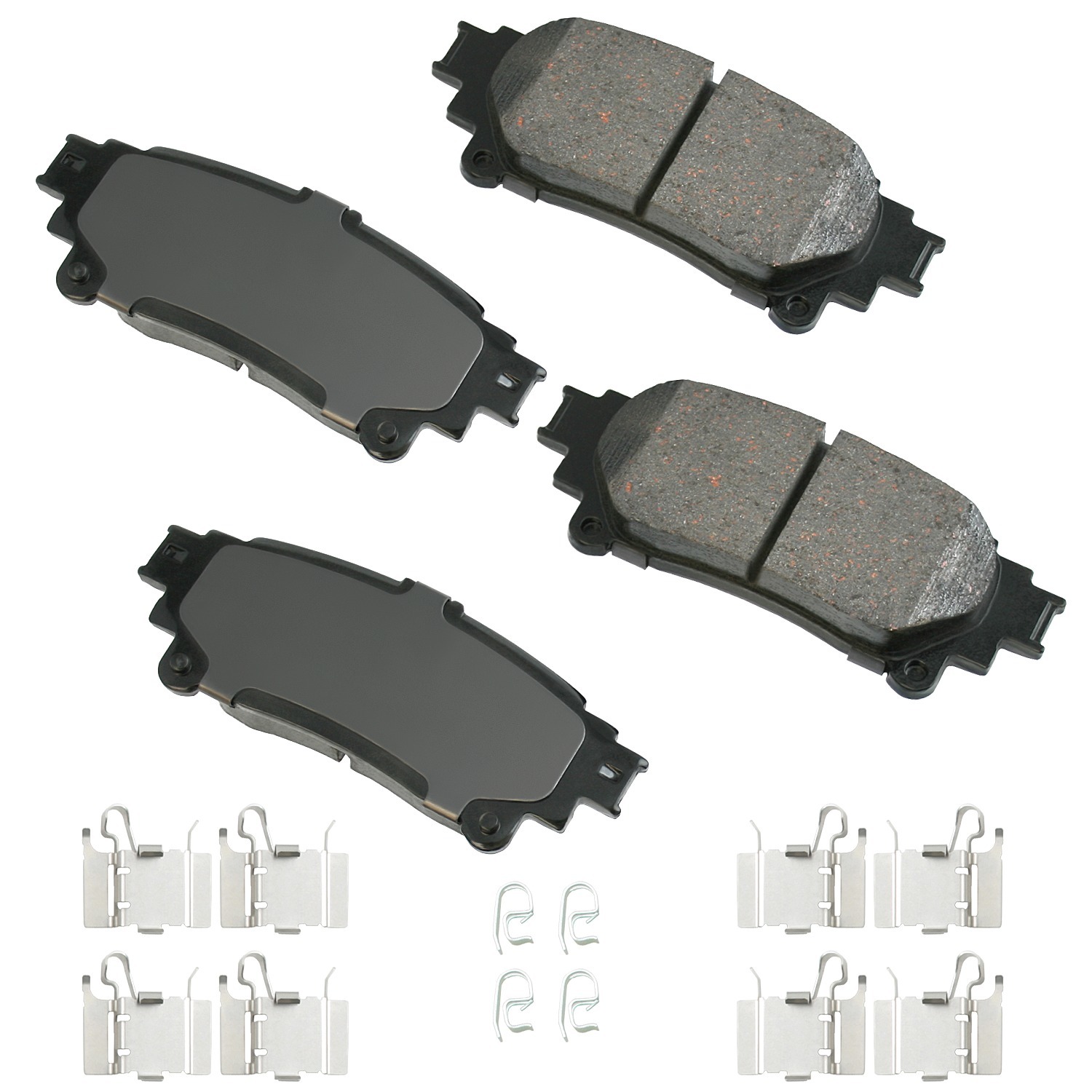 Akebono ACT1391A - ProACT Ultra-Premium Bra ke Pads - Rear