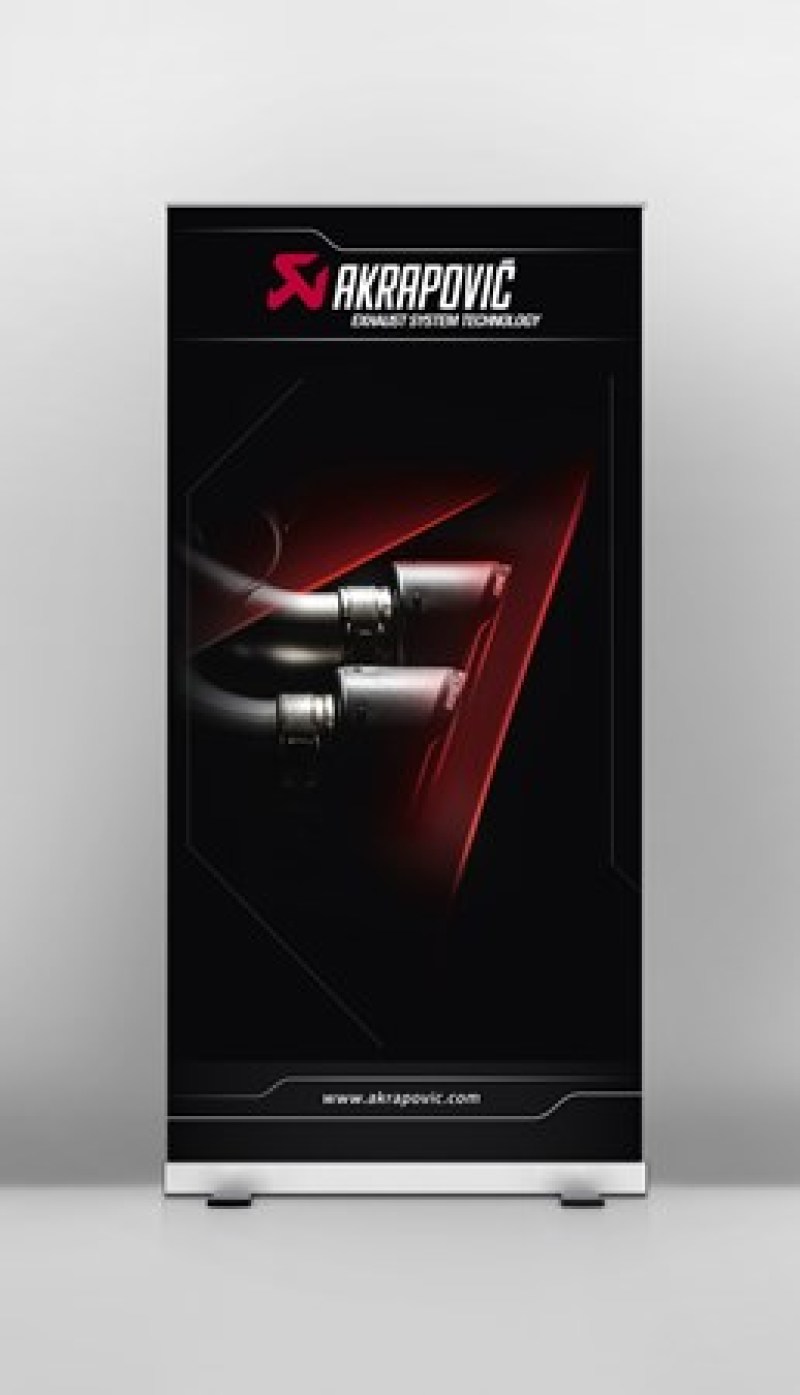 Akrapovic 801817 - Pull Up Banner (GTR Tailpipe) Akrapovic 801817 - Pull Up Banner (GTR Tailpipe)