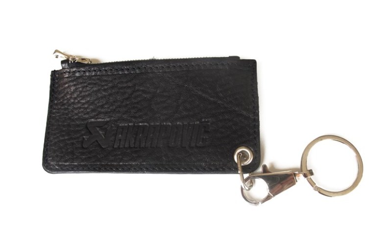 Akrapovic 800956 - Leather Zip Keychain - black Akrapovic 800956 - Leather Zip Keychain - black