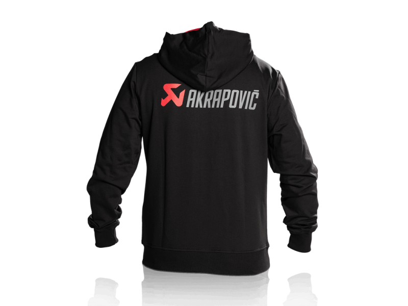 Akrapovic 801748 - Mens Logo Black Hoodie - L Akrapovic 801748 - Mens Logo Black Hoodie - L