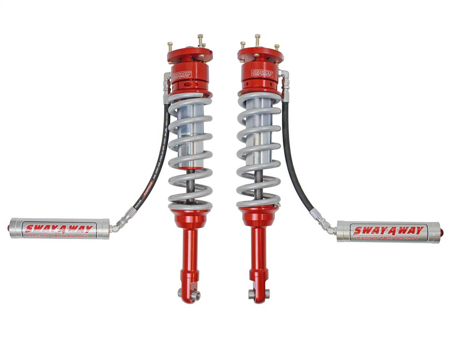 aFe Power 301-5000-02 - Sway-A-Way 3.0in Front Coilover Kit 2017 Ford F-150 Raptor V6-3.5L (tt) w/Remote Reservoirs aFe Power 301-5000-02 - Sway-A-Way 3.0in Front Coilover Kit 2017 Ford F-150 Raptor V6-3.5L (tt) w/Remote Reservoirs
