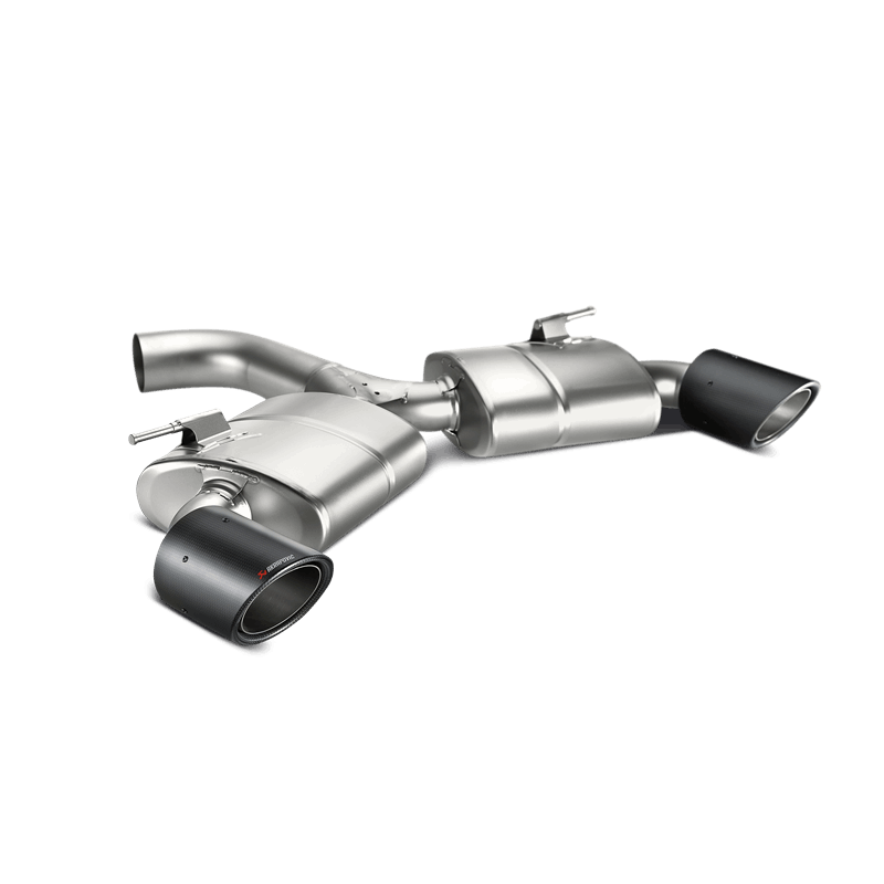 Akrapovic MTP-VW/T/4H - 17-18 Volkswagen Golf (VII) GTI FL Performance Slip-On Line (Titanium) w/ Carbon Tips
