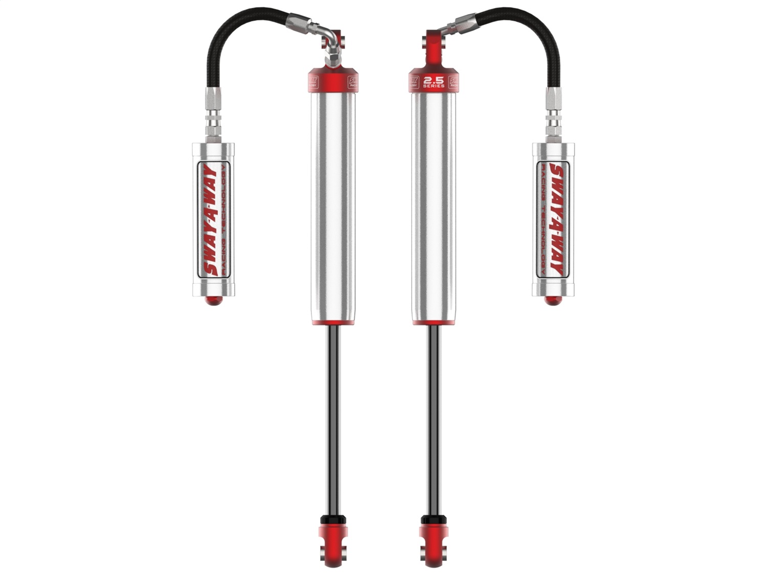 aFe Power 302-0056-10 - Sway-A-Way 2.5 Rear Shock Kit w/ Remote Reservoirs for 0-1.5 IN Lifts