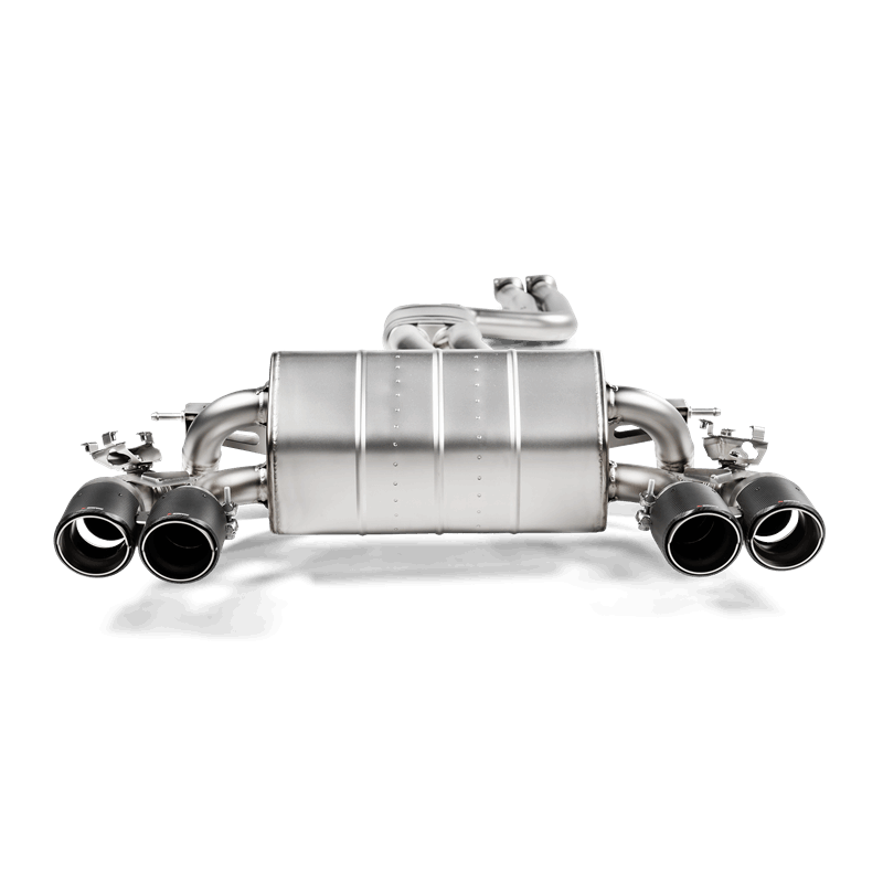 Akrapovic S-BM/T/3H - 2018+ BMW M2 Competition/M2 CS (F87N) Slip-On Line (Titanium) w/Carbon Fiber Tips