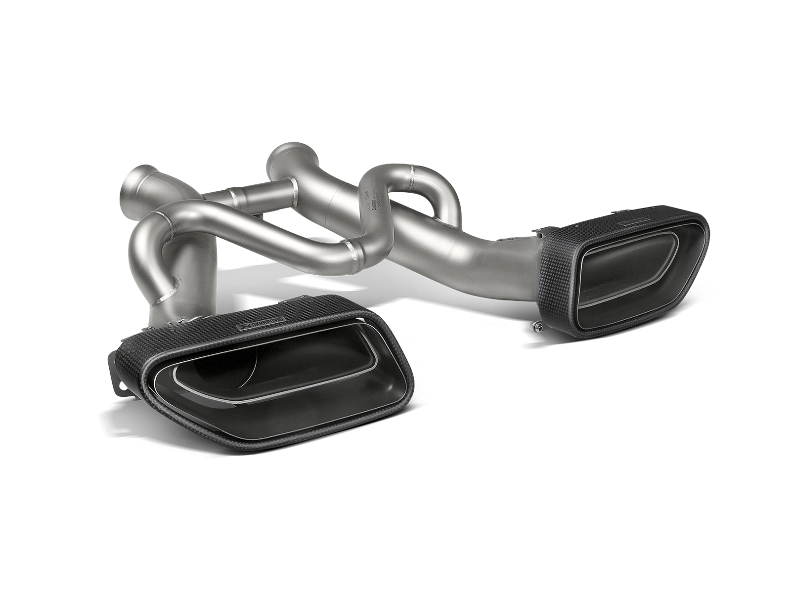 Akrapovic S-MC/TI/2 - 14-17 McLaren 650S/650S Spyder Slip-On Line (Titanium) w/ Carbon Tips Akrapovic S-MC/TI/2 - 14-17 McLaren 650S/650S Spyder Slip-On Line (Titanium) w/ Carbon Tips