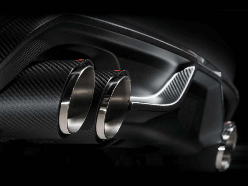 Akrapovic TP-CT/39 - 2015+ BMW X5M (F85) Tail Pipe (Carbon) - Single