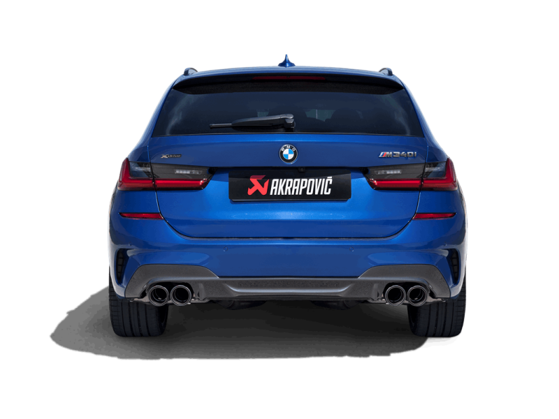 Akrapovic S-BM/T/30H - 20-22 BMW M340i (G20, G21) Slip-On Line (Titanium) (Requires BMW Part #18308686640)