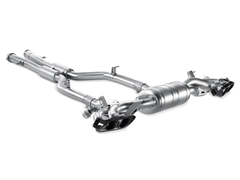 Akrapovic S-MESLSAMG/1 - 10-14 AMG SLS Coupe/Roadster Evolution Line Cat Back (Titanium) w/ Carbon Tips