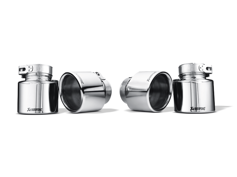 Akrapovic TP-T/P/2 - 09-14 BMW X5M (E70) Tail Pipe Set (Titanium)