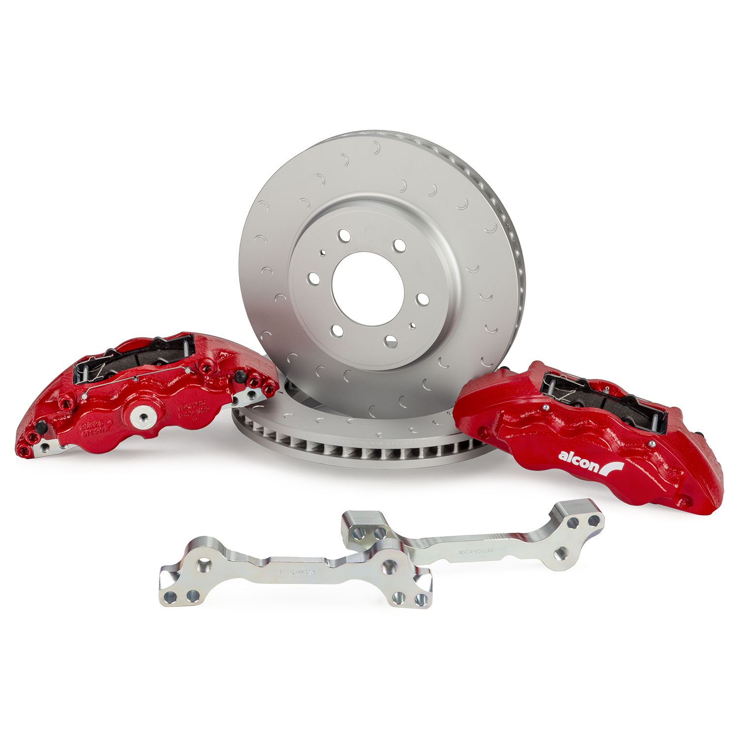 Alcon BKF1559BE65 - 2021+ Ford F-150(Excl Raptor) 347x36mm Rotors 6-Piston Brake Kit - Front