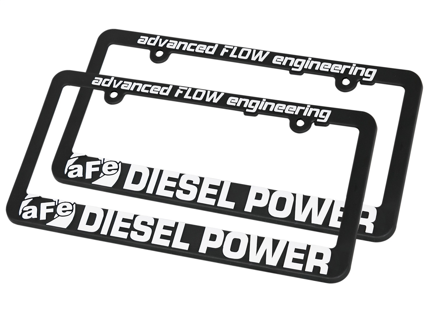aFe Power 40-10204-MA - POWER Diesel License Plate Frames (Pair)