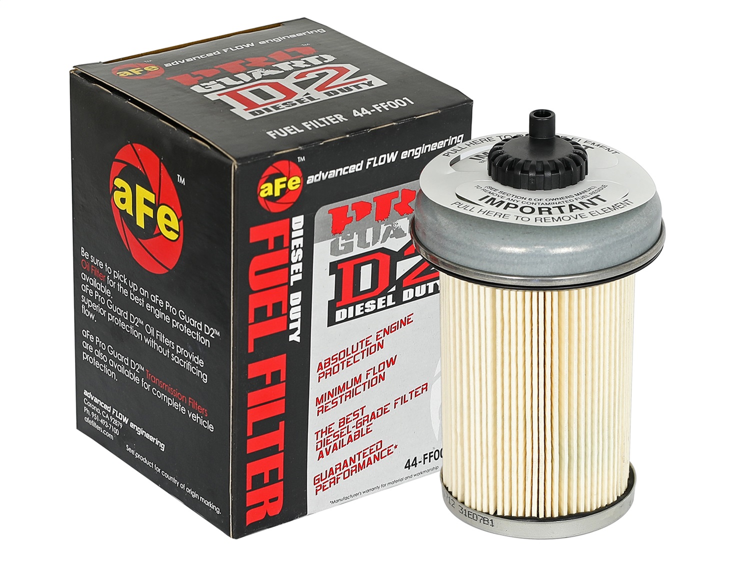 aFe Power 44-FF001 - ProGuard D2 Fluid Filters Fuel F/F FUEL GM Diesel Trucks 92-00 V8- 6.2L 6.5L (td) aFe Power 44-FF001 - ProGuard D2 Fluid Filters Fuel F/F FUEL GM Diesel Trucks 92-00 V8- 6.2L 6.5L (td)
