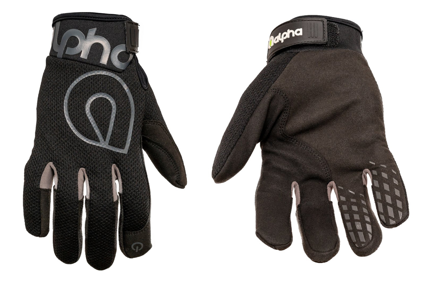 Alpha Gloves AG02-01-M - Standard Mechanic Black Medium