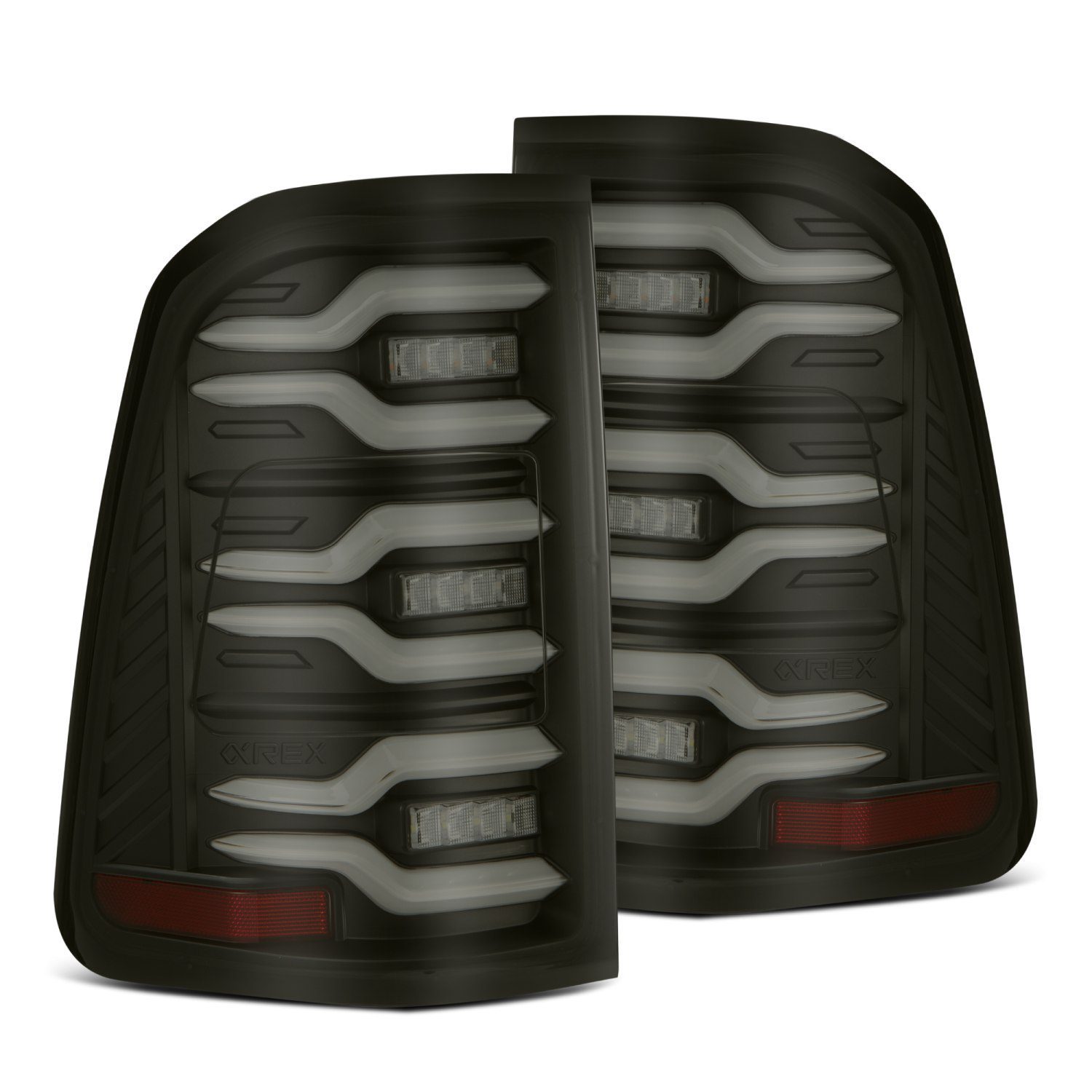 AlphaRex 640040 - 19-21 Dodge Ram 1500 Luxx-Series LED Tail Lights Black w/Activ Light/Seq Signal AlphaRex 640040 - 19-21 Dodge Ram 1500 Luxx-Series LED Tail Lights Black w/Activ Light/Seq Signal