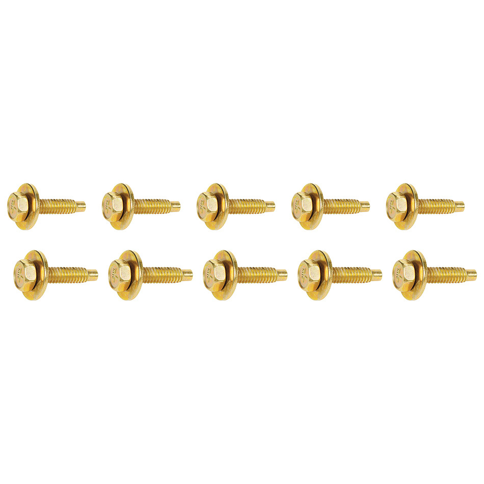 AllStar Performance ALL16554 - Body Bolt 1-1/8in 10pk Gold