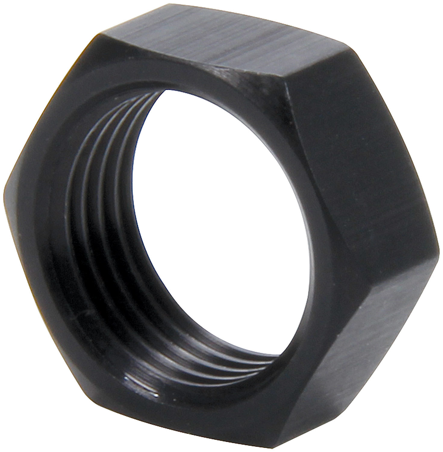 AllStar Performance ALL18289-50 - 3/4-16 LH Alum Jam Nuts Thin O.D. Black 50pk