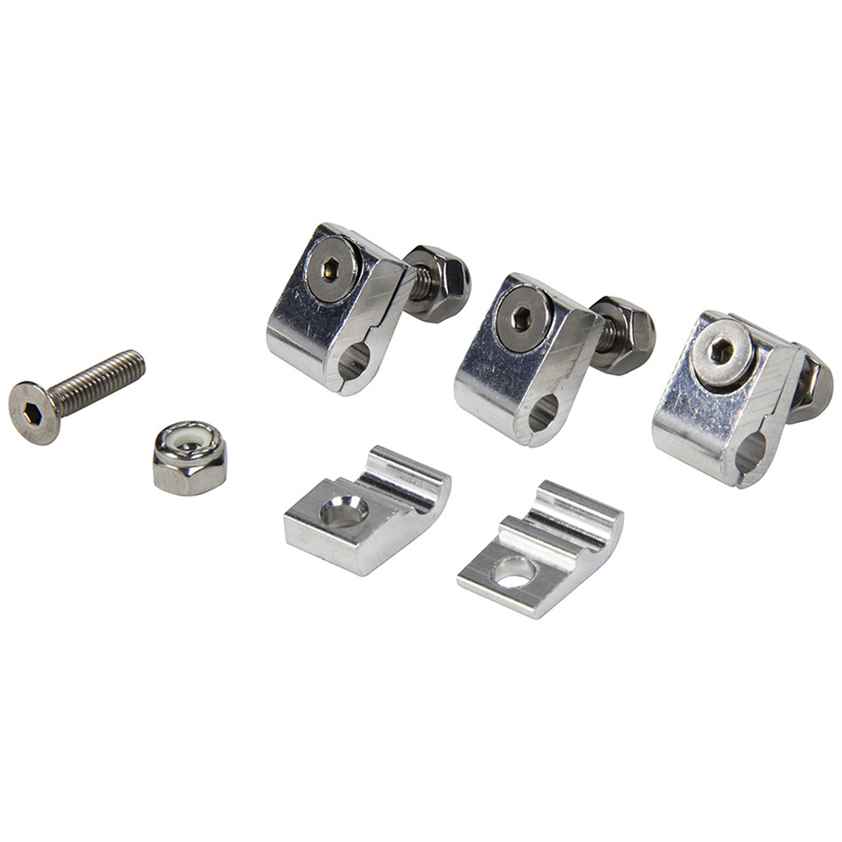 AllStar Performance ALL18320 - 2pc Alum Line Clamps 3/16in 4pk