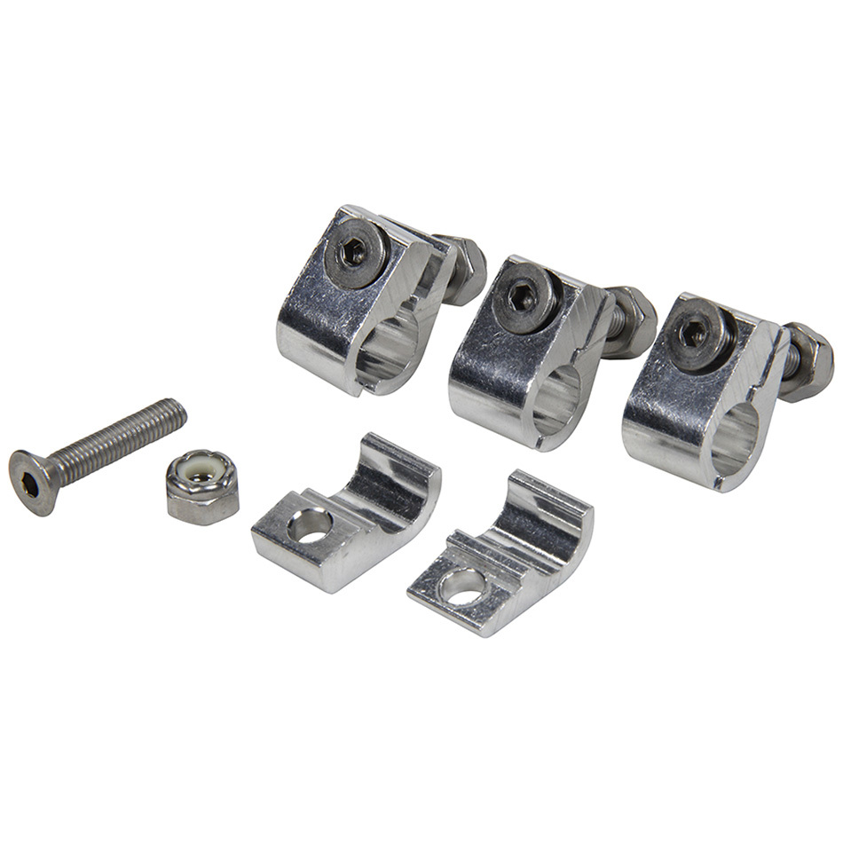 AllStar Performance ALL18323 - 2pc Alum Line Clamps 3/8in 4pk