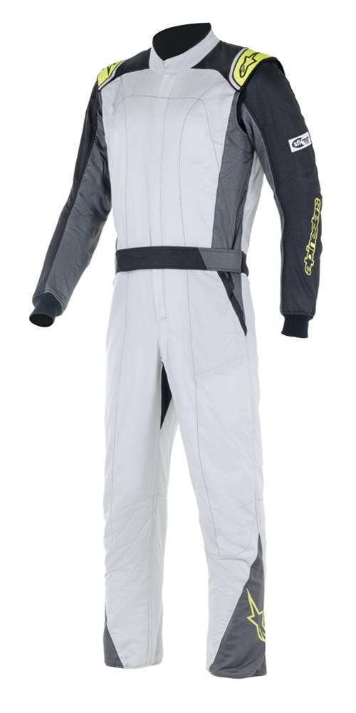 Alpinestars USA 3352822-1950-60 - Suit Atom Silver Flu/Yel X-Large