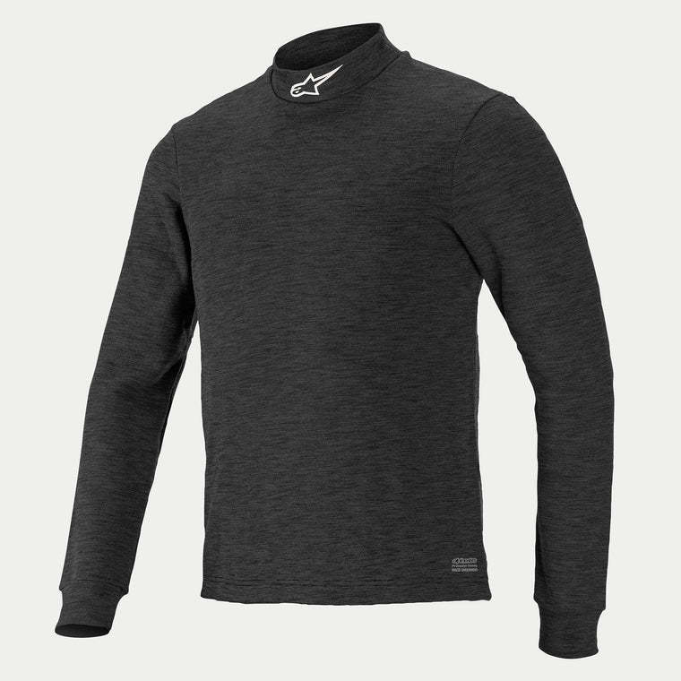Alpinestars USA 4757024-10-L - Race Top V3 Large Black Long Slv FIA
