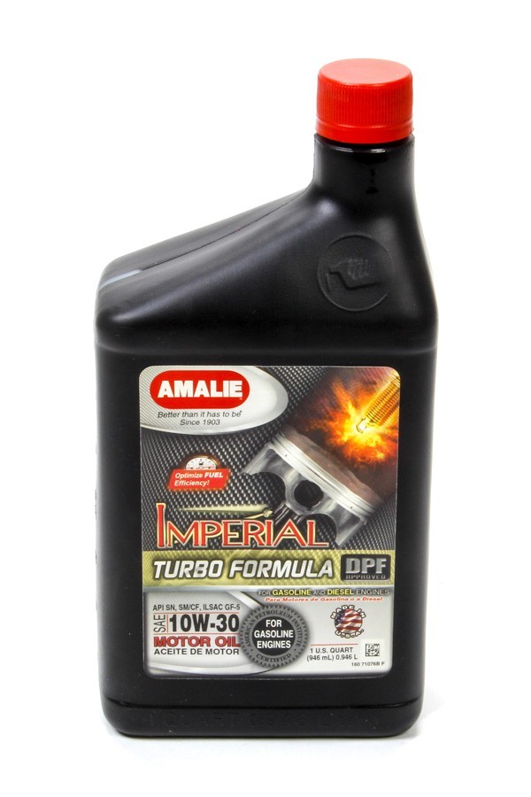 Amalie AMA71076-56 - Imperial Turbo Formula 10w30 Oil 1Qt