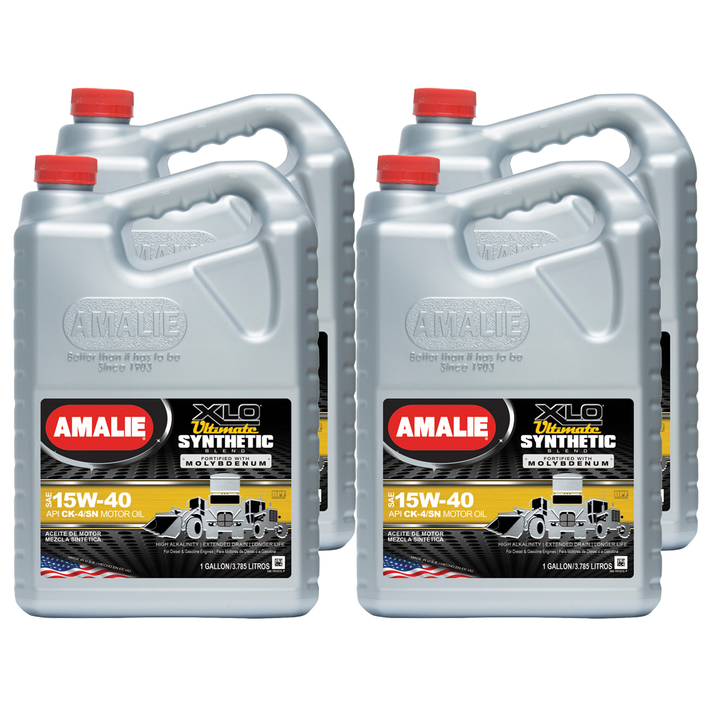 Amalie 160-79107-36 - XLO Ultimate Synthetic Blend 15w40 Case 4x1 Gal