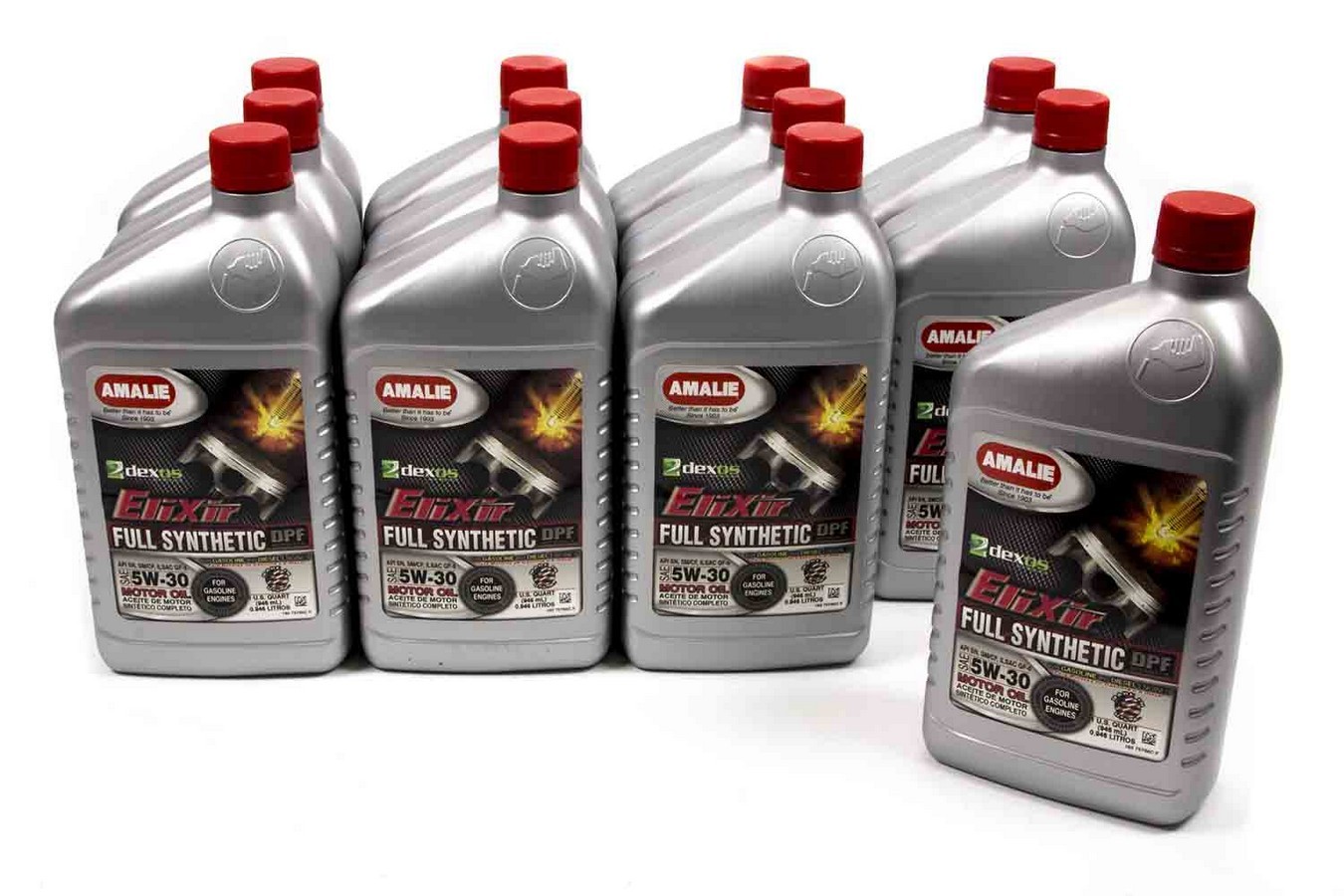Amalie 160-75766-56 - Elixir Full Synthetic 5w30 Oil Case 12x1Qt