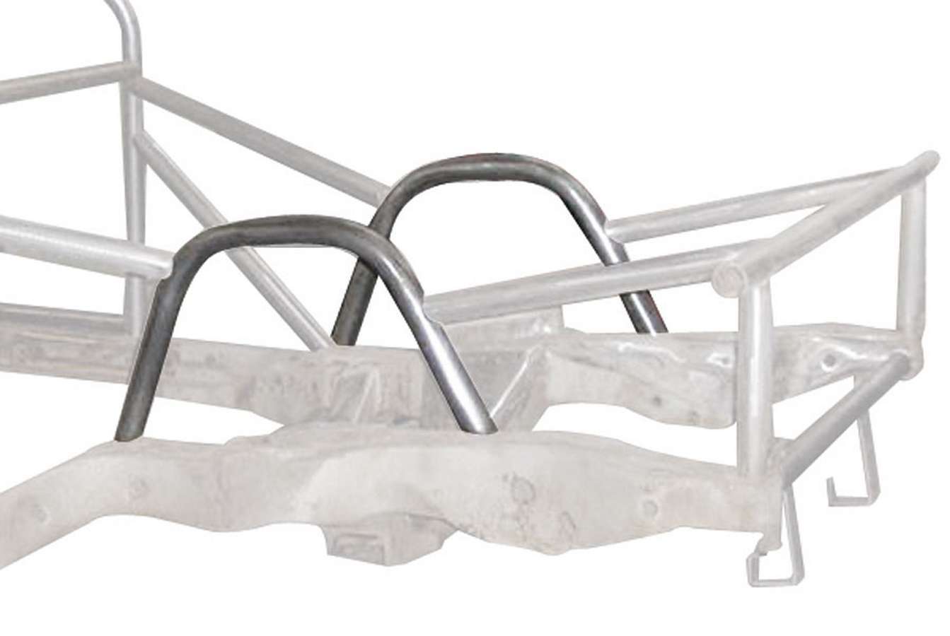 AllStar Performance ALL22119 - Front Arch Support - 24 in Wide - 16 in Tall - 1-3/4 in OD - 0.095 in Wall Thickness - Steel - Natural - Each