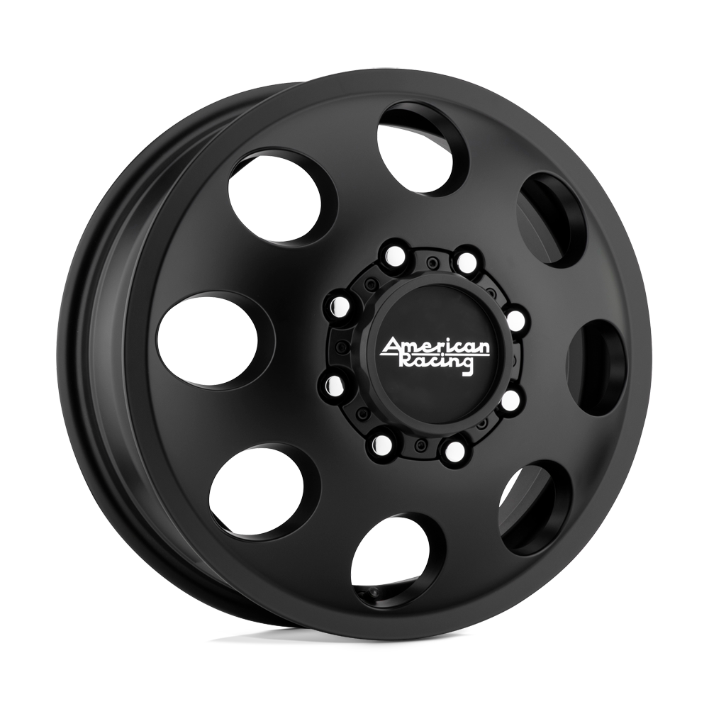 American Racing Wheels AR204765897111 - Ar204 Baja Dually 17X6.5 Satin Black - Front