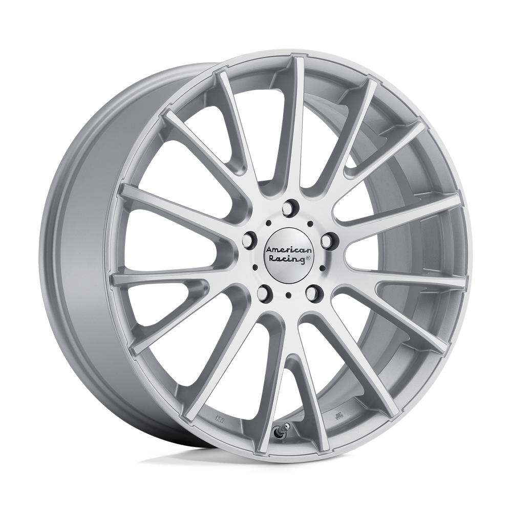 American Racing Wheels AR90467012440 - Ar904 16X7 Bright Silver Machined Face