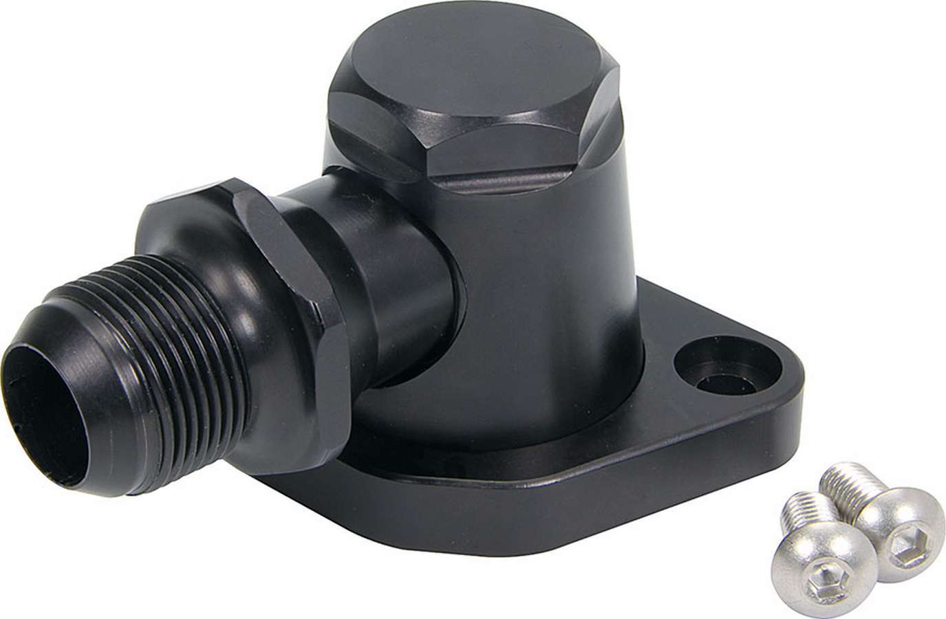 AllStar Performance ALL30372 - Billet Water Neck 16AN Black