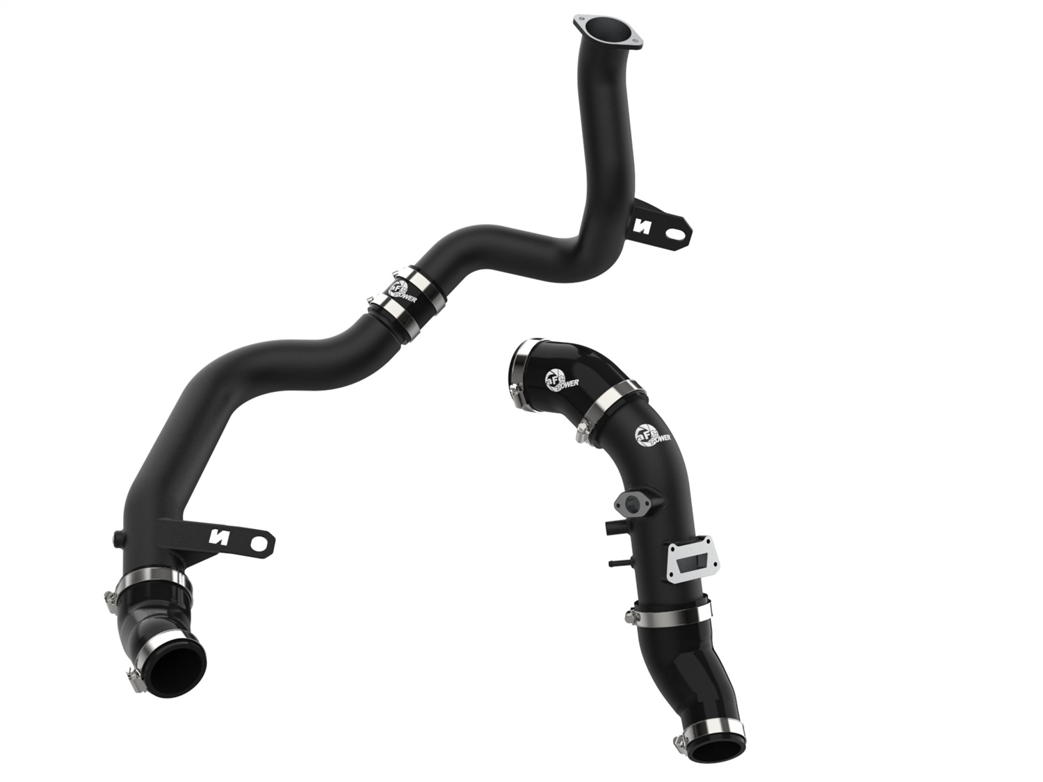 aFe Power 46-20624-B - 22-23 Hyundai Kona N L4 2.0L (t) BladeRunner Aluminum Hot and Cold Charge Pipe Kit - Black aFe Power 46-20624-B - 22-23 Hyundai Kona N L4 2.0L (t) BladeRunner Aluminum Hot and Cold Charge Pipe Kit - Black