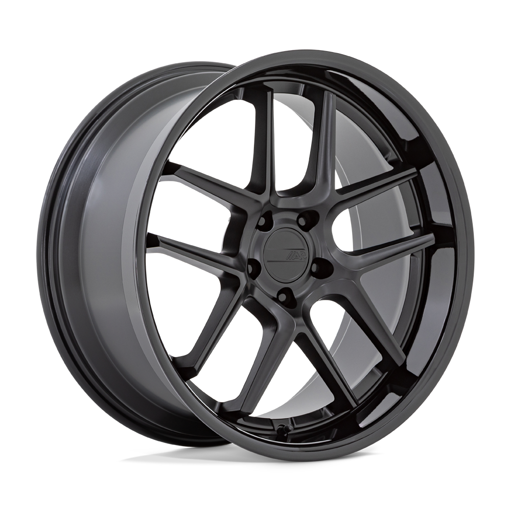 American Racing Wheels AR942MB20121506 - Ar942 Bishop 20X12 Matte Black With Gloss Black Lip