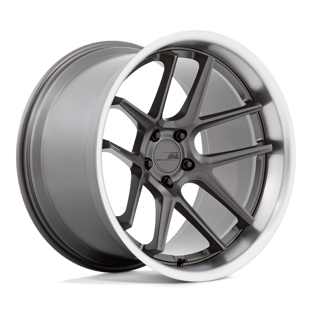 American Racing Wheels AR942AD20121506 - Ar942 Bishop 20X12 Matte Gunmetal With Machined Lip